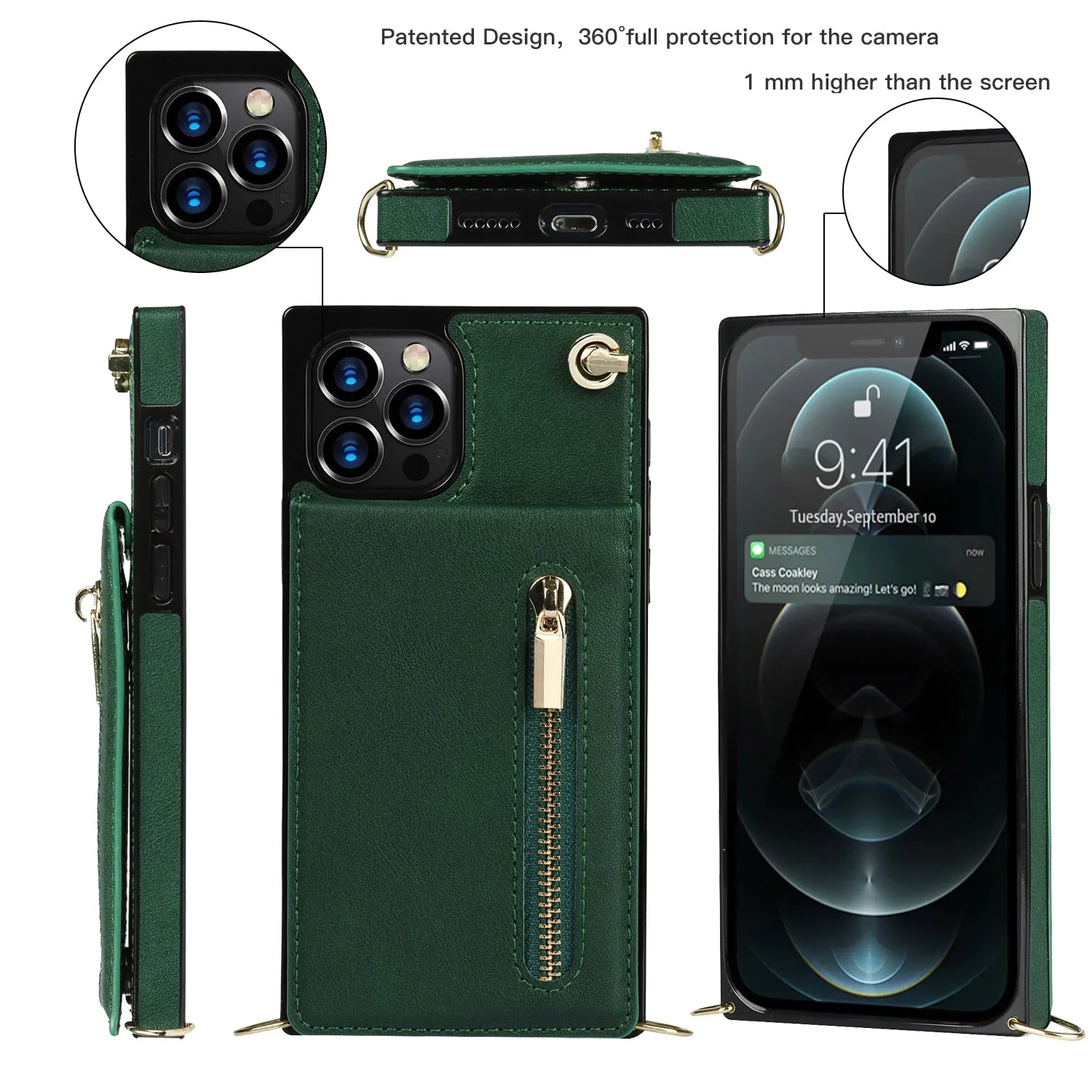 Wallet Phone Case w/Lanyard