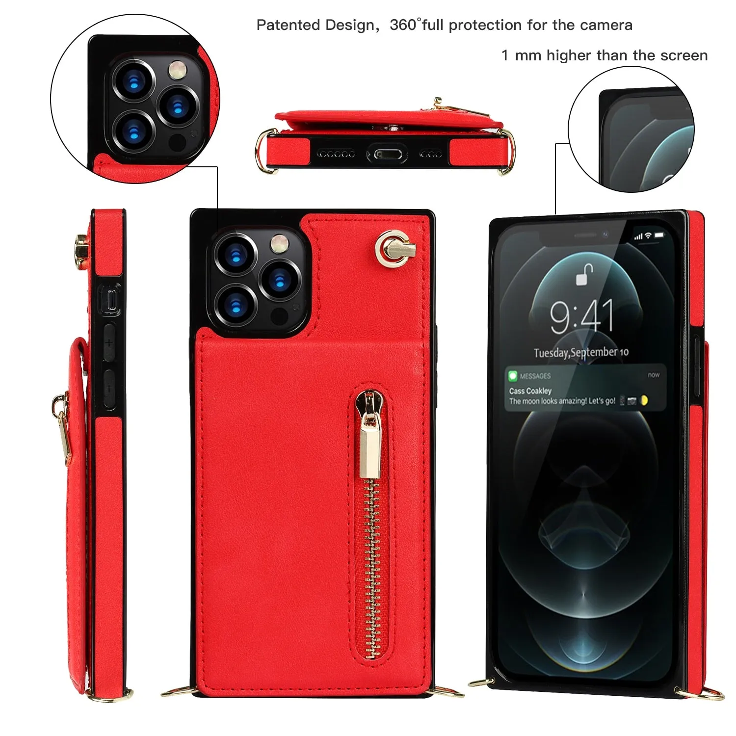 Wallet Phone Case w/Lanyard