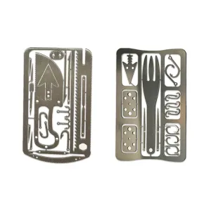 Wallet Size Camping Multipurpose Survival Gear Multitool