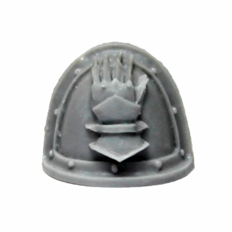 Warhammer 40K Space Marine Forgeworld Iron Hands MKII Shoulder Pad