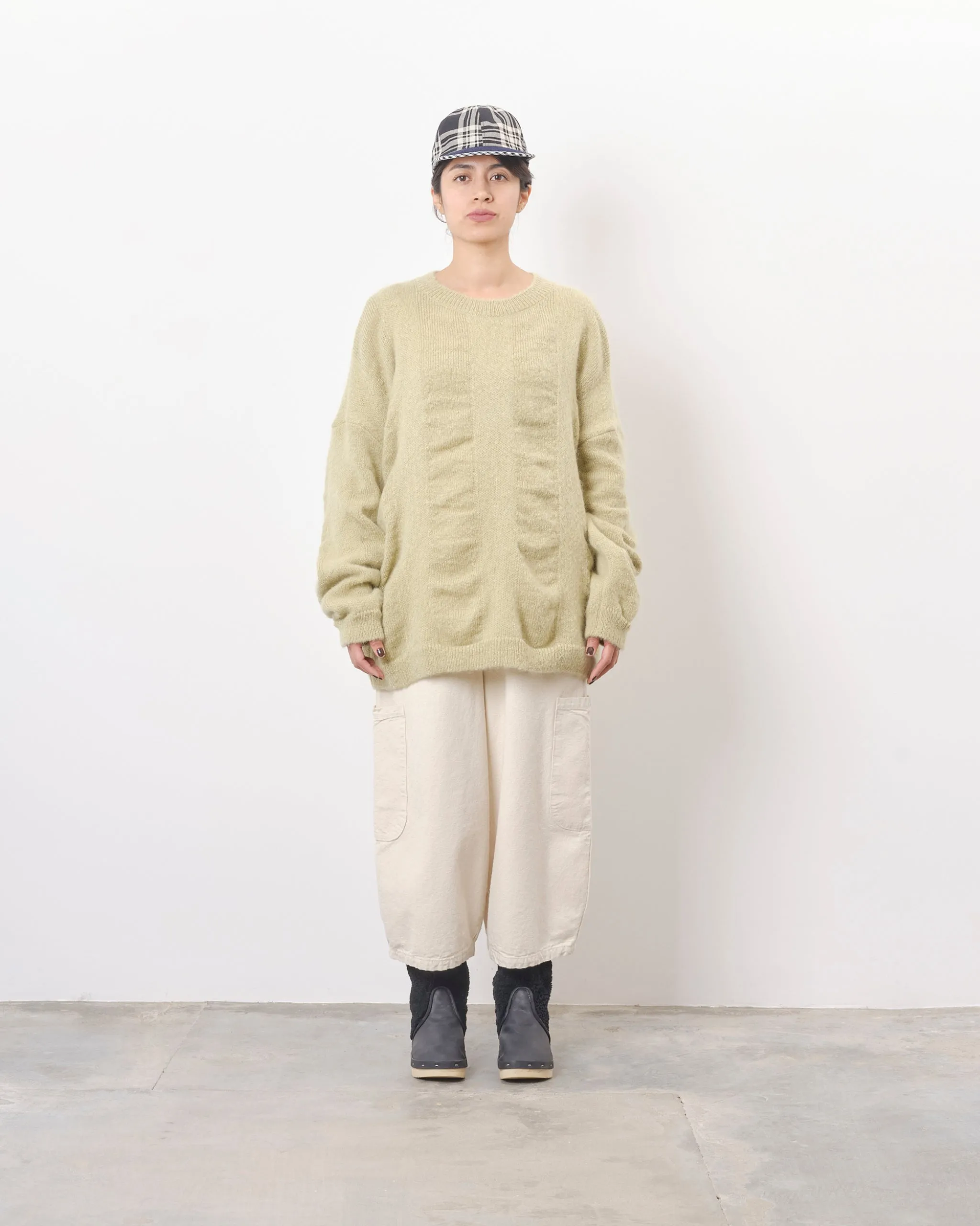 Waterfall Sweater in Lime