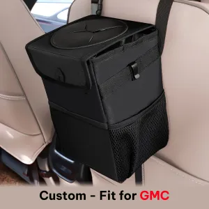 Waterproof Car Trash Can with Lid and Storage Pockets, Custom-Fit For Car, 100% Leak-Proof Car Organizer, Waterproof Car Garbage Can, Multipurpose Trash Bin for Car WAWQ234