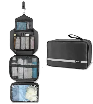 Waterproof Travel Toiletry Bag with 4 Compartments for Men and Women