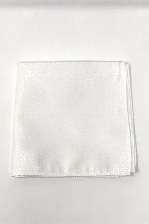 White Regal Pocket Square