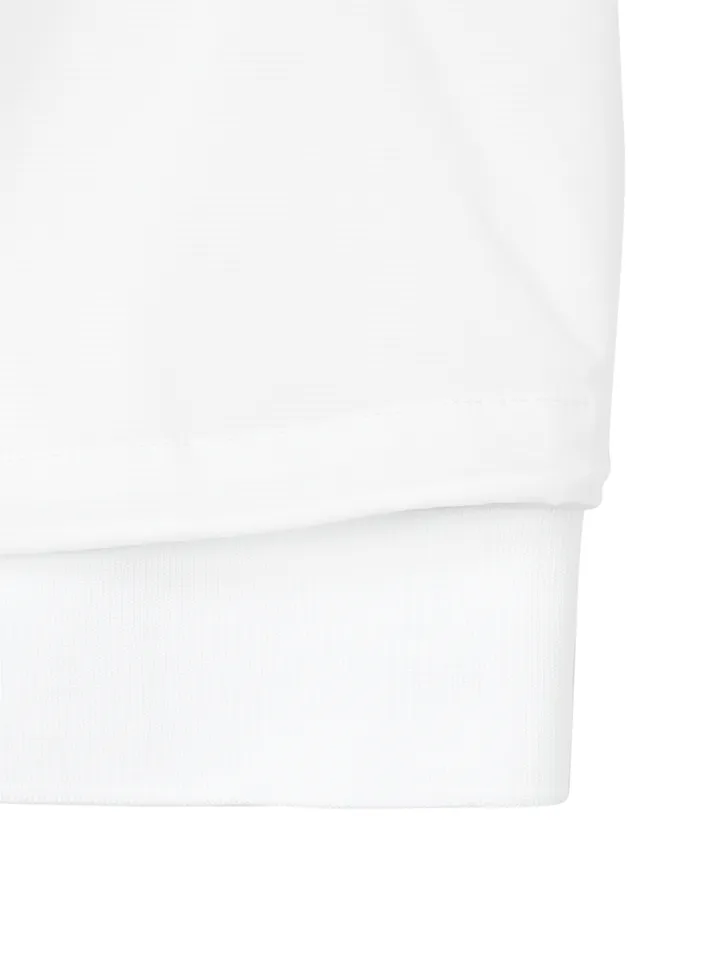 WideAngle: CO Woven Mix Loose Fit Round Sweatshirt - 2 Colors