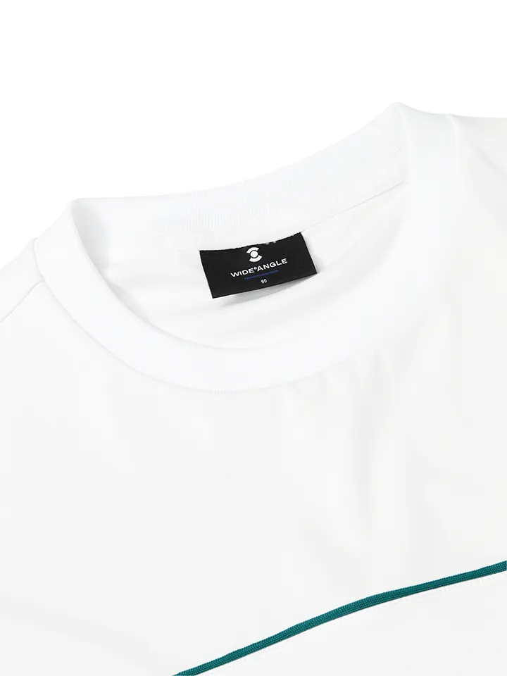 WideAngle: CO Woven Mix Loose Fit Round Sweatshirt - 2 Colors