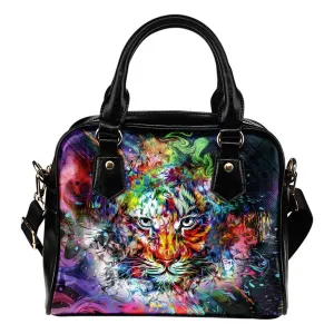 Wild Tiger Shoulder Handbag