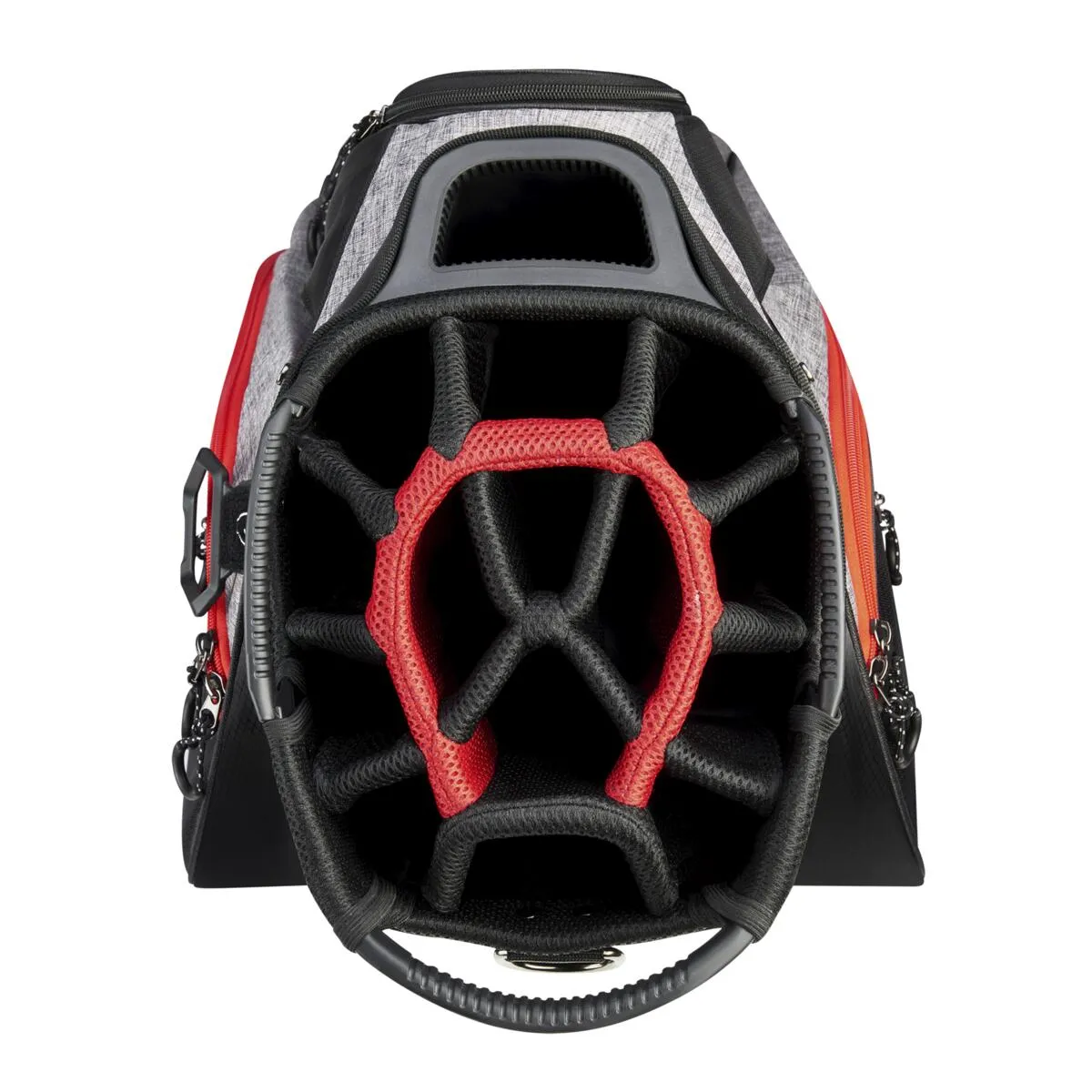 Wilson Staff Xtra Cart Bag, Black / Grey / Red, 14-way Divider   Putter well