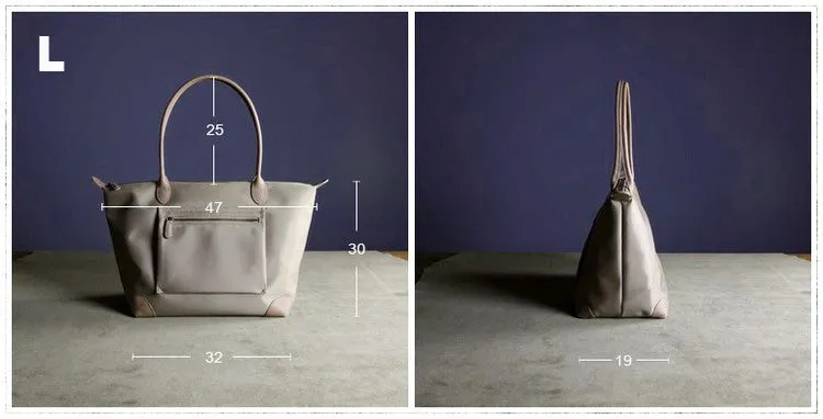 Womens Black Nylon Shoulder Tote Medium Light Pink&Black Nylon Handbag Purse for Ladies