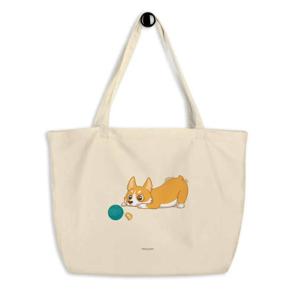 Yarn Sale large organic tote bag