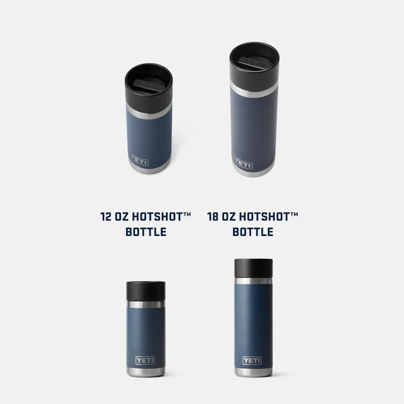 YETI Rambler 12 OZ (354ml) Bottle With Hotshot Cap - Black