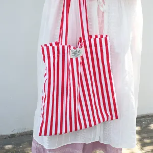 You are my Light {Stripes Canvas Tote Bag}