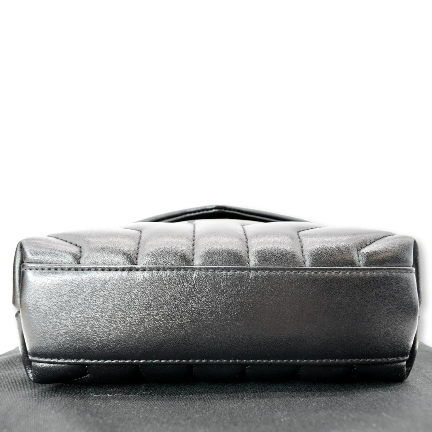 YVES SAINT LAURENT Small Loulou Matelasse Leather Shoulder Bag Black