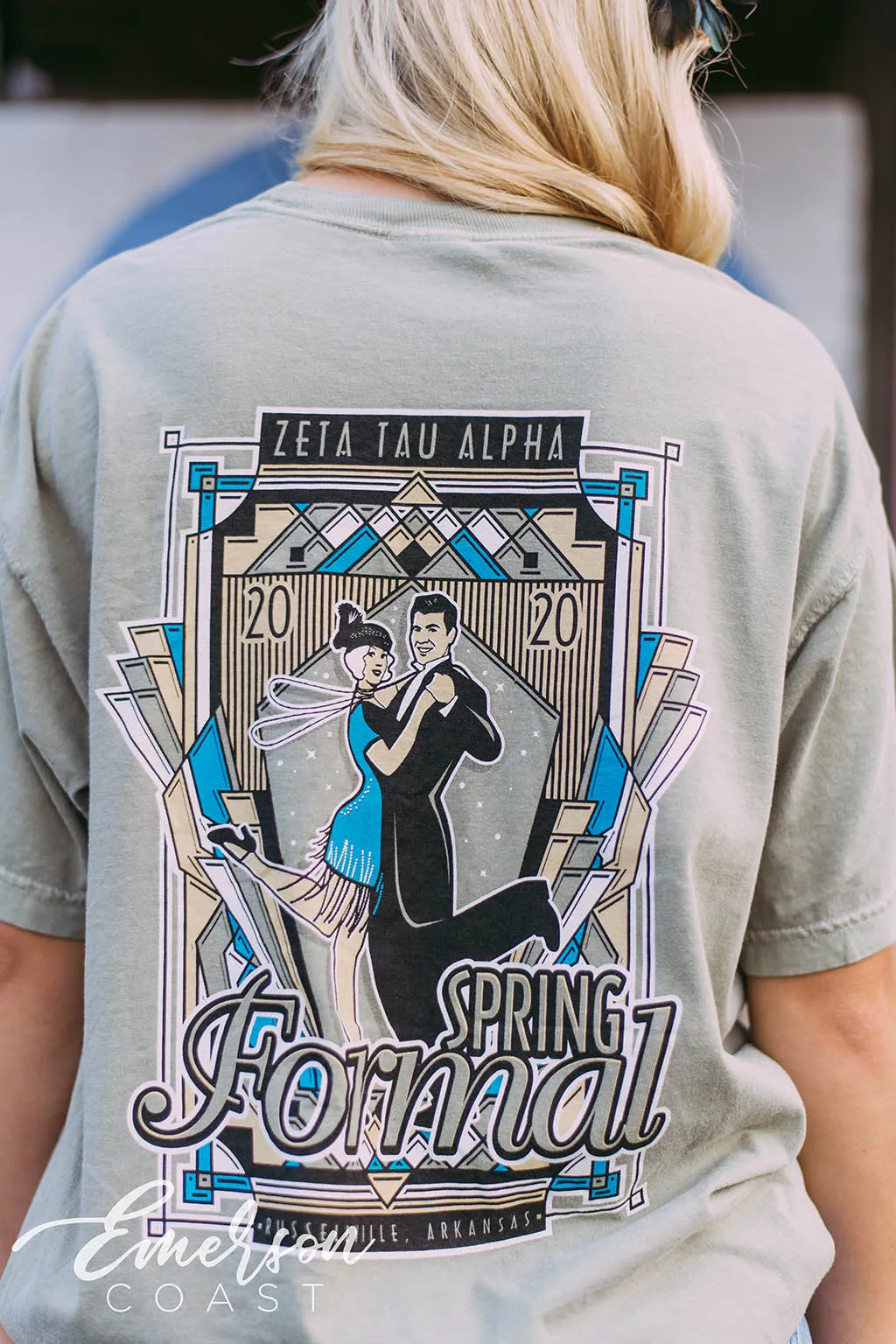 Zeta Tau Alpha Great Gatsby Spring Formal Tee