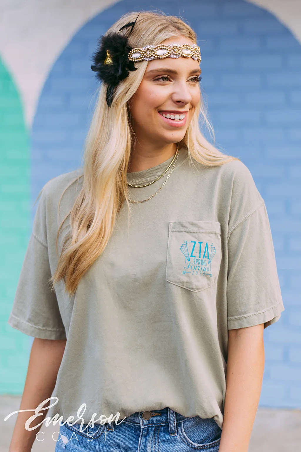 Zeta Tau Alpha Great Gatsby Spring Formal Tee