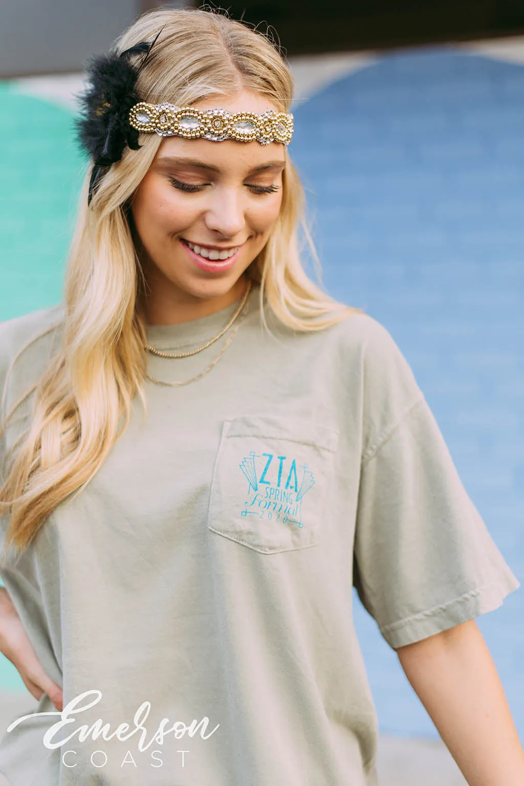 Zeta Tau Alpha Great Gatsby Spring Formal Tee