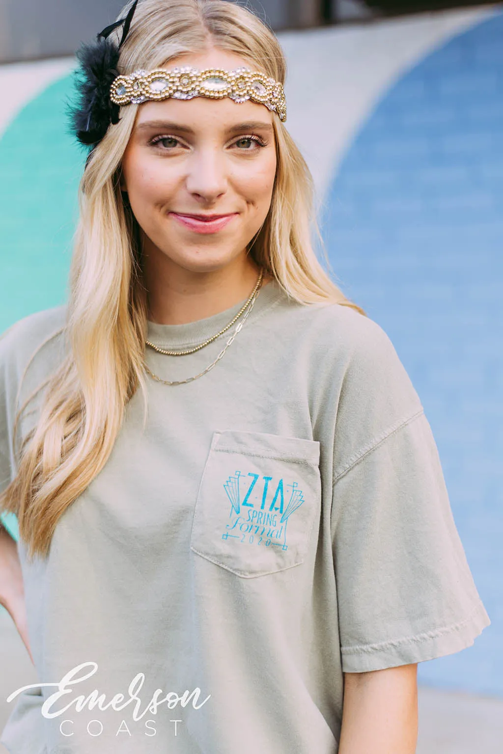 Zeta Tau Alpha Great Gatsby Spring Formal Tee