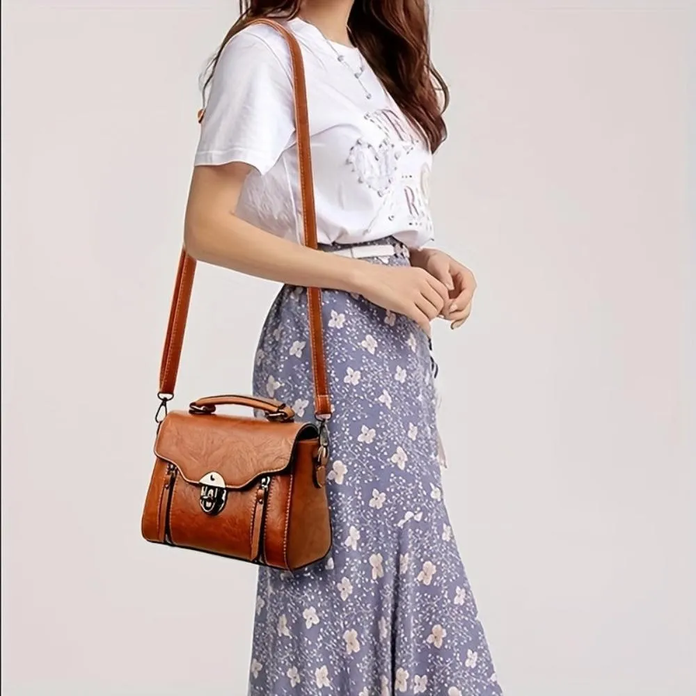 Zoe™ Vintage Charm | Timeless Flap Handbag